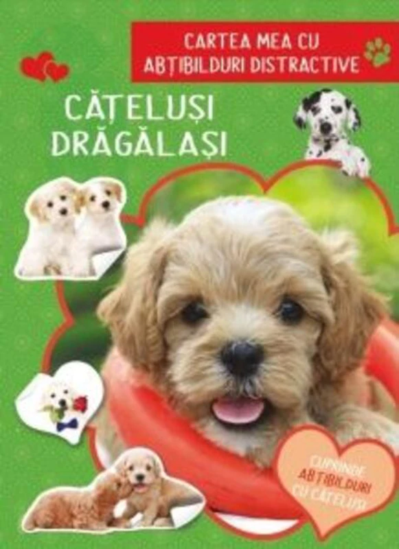 Cartea mea cu abțibilduri distractive. Cățeluși drăgălași