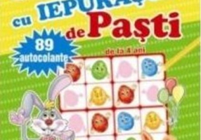 Sudoku cu iepurașul de Paști. 89 de autocolante (de la 4 ani)