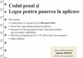 Codul penal și Legea pentru punerea în aplicare. Cod 790. Actualizat la 25.01.2024