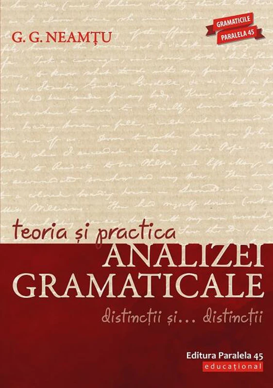 Teoria și practica analizei gramaticale. Distincții și… distincții