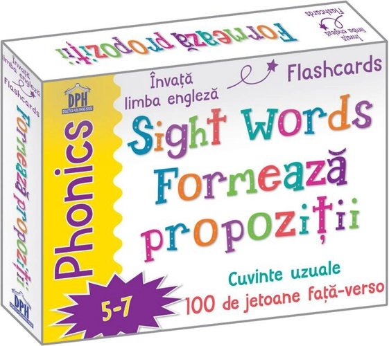 Jetoane. Sight Words / Formează propoziții (limba engleză)