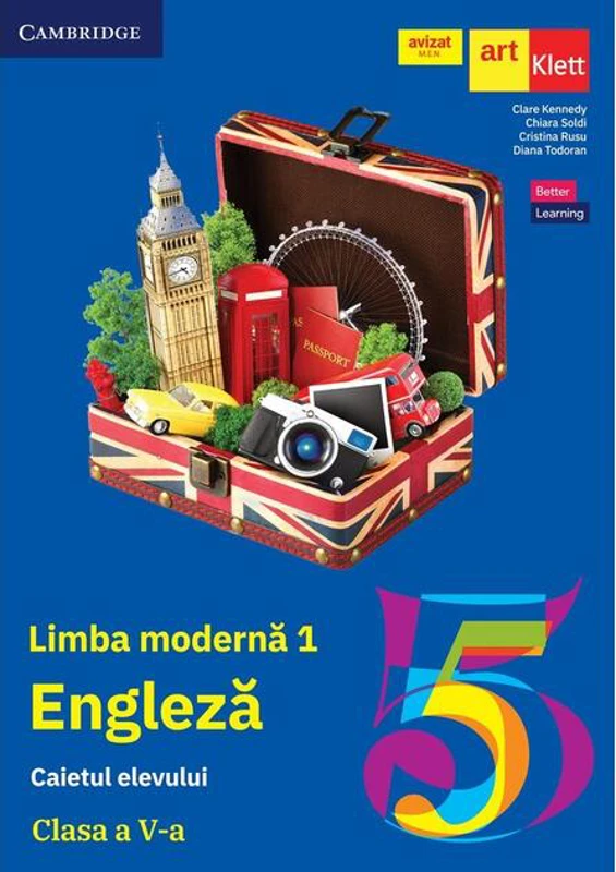 Limba engleză L1. Clasa a V-a. Caietul elevului (Cambridge)