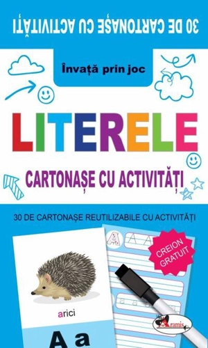 Literele. Cartonașe cu activități