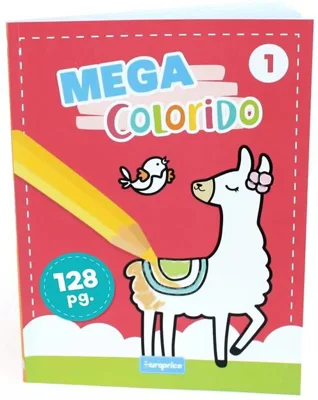 Carte de colorat Mega Colorido (Vol. 1)