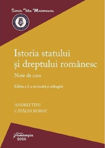 Istoria statului și dreptului românesc