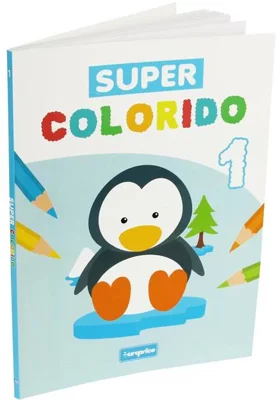 Carte de colorat Super Colorido (Vol. 1)