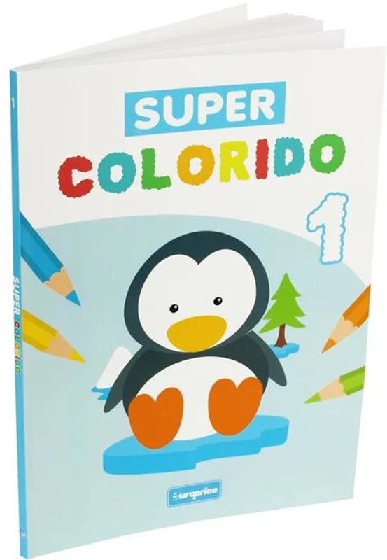 Carte de colorat Super Colorido (Vol. 1)