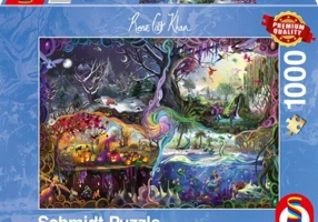 Puzzle Schmidt: Rose 1000 piese Cat Khan - Poarta celor patru regate