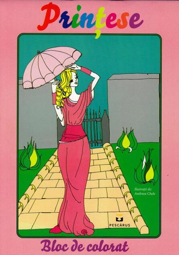 Prințese. Bloc de colorat