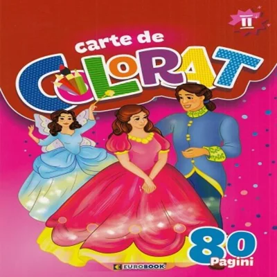 Carte de colorat 80 pentru fetițe (vol. 2)