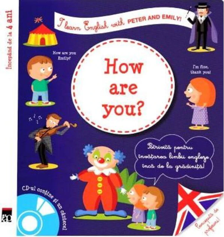 I learn English with Peter and Emily! How are you?