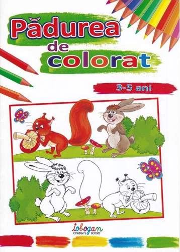Pădurea de colorat (3-5 ani)