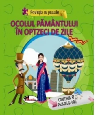 Povești cu puzzle - Ocolul Pământului în 80 de zile