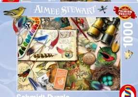 Puzzle 1000 piese Schmidt: Aimee Stewart - Observarea păsărilor
