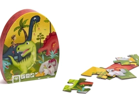 Puzzle educativ: Dinozaur