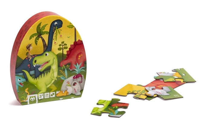 Puzzle educativ: Dinozaur