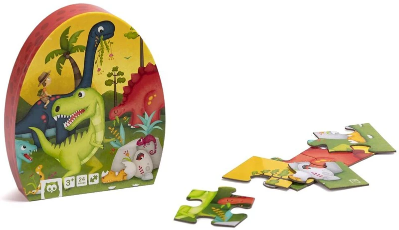 Puzzle educativ: Dinozaur