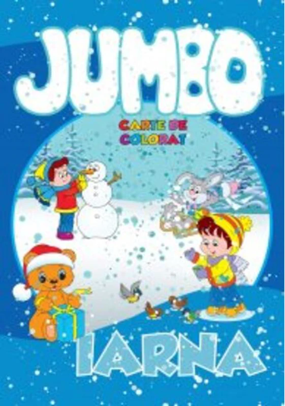 Jumbo. Iarna. Carte de colorat