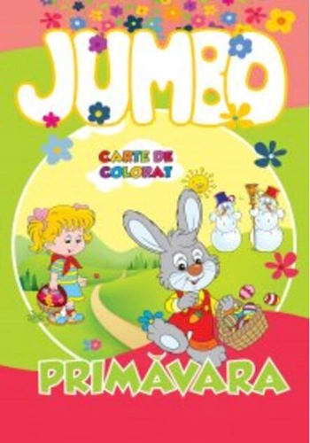 Jumbo. Primăvara. Carte de colorat