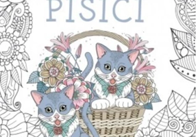 Colorez pisici. Carte de colorat