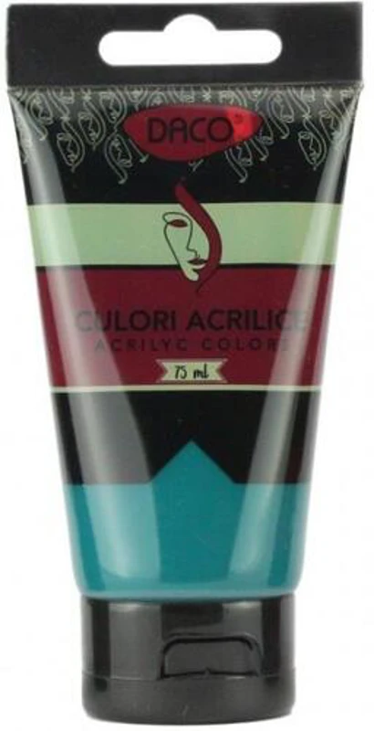 Culori acril 75 ml DACO, verde turquise