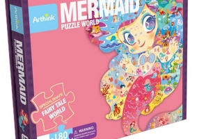 Puzzle Arthink în Formă de Sirenă, 180 Piese