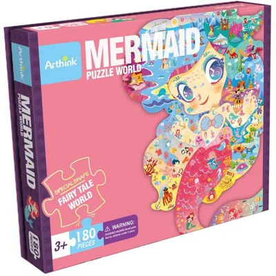 Puzzle Arthink în Formă de Sirenă, 180 Piese