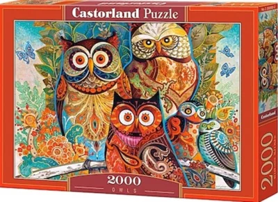 Puzzle 2000 piese „Owls”