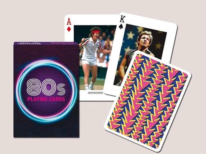 Cărți de joc Piatnik de colecție cu tema „The 80's”