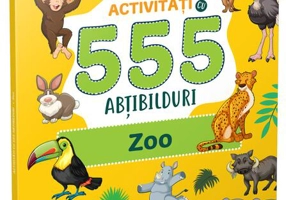 Activități cu 555 abțibilduri - Zoo. Stick it!
