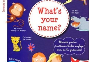 I learn English. What's your name?