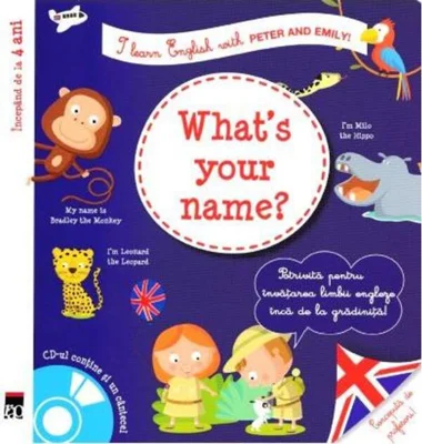 I learn English. What's your name?