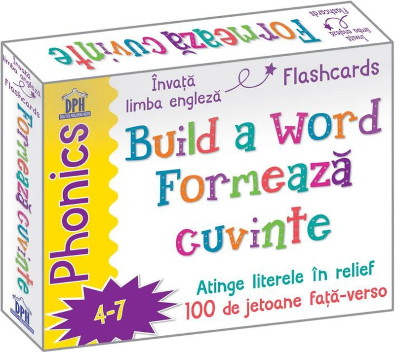 Jetoane. Build a Word / Formează cuvinte (limba engleză)