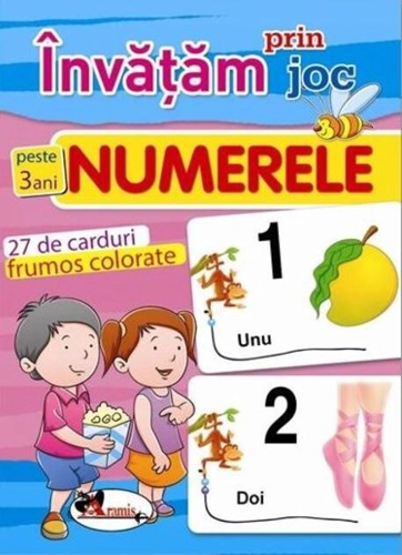 Învățăm prin joc Numerele. Cărți de joc educative (+3 ani)
