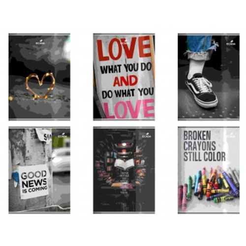 Caiet foaie velină ECADA Policrom A4, 60 file - 29460