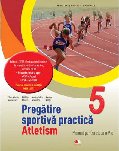 Pregătire sportivă practică: Atletism. Manual. Clasa a V-a + CD