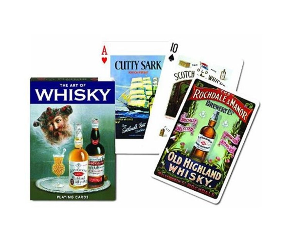 Cărți de joc Piatnik de colecție cu tema „The Art of Whisky”