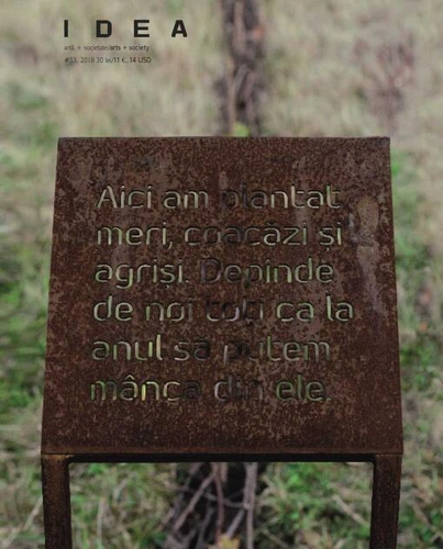 Revista IDEA artă+societate, nr. 53