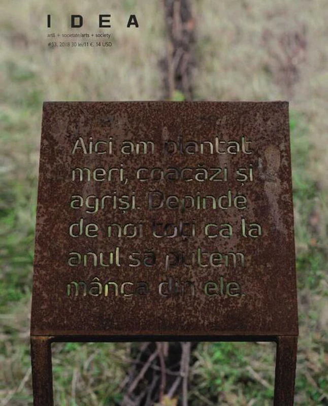 Revista IDEA artă+societate, nr. 53