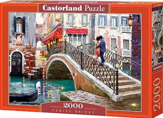Puzzle 2000 piese „Venice Bridge”