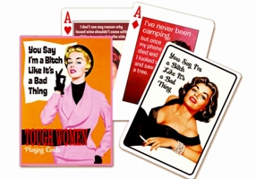 Cărți de joc Piatnik de colecție cu tema „Tough Women”