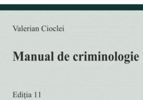 Manual de criminologie