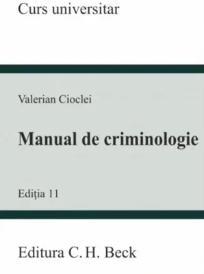 Manual de criminologie