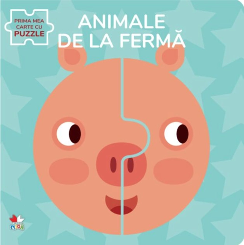 Animale de la fermă. Prima mea carte cu puzzle