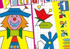 Învață să desenezi pe pătrățele 1. Carte de colorat