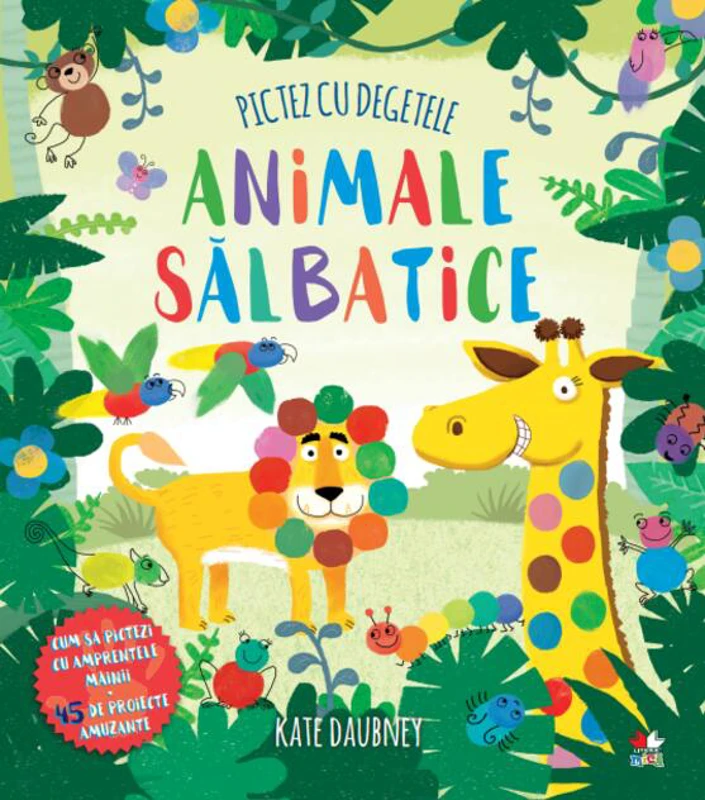 Pictez cu degetele. Animale sălbatice