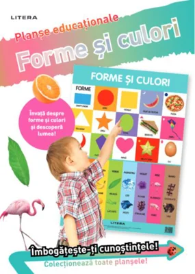 Forme și culori. Planșe educaționale