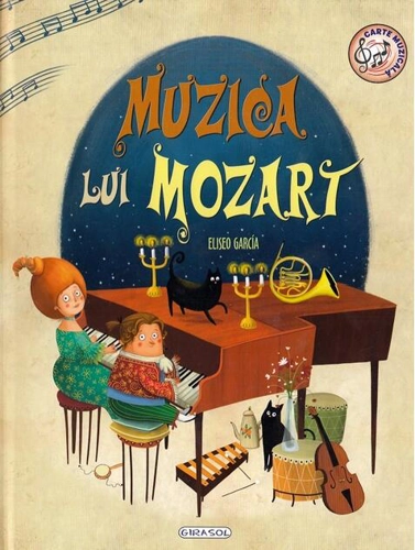 Muzica lui Mozart - carte muzicală