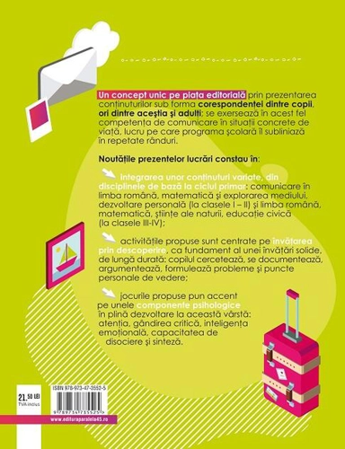 Scrisorile verii. Caiet de vacanță. Clasa I