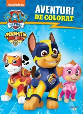 Patrula Cățelușilor. Aventuri de colorat